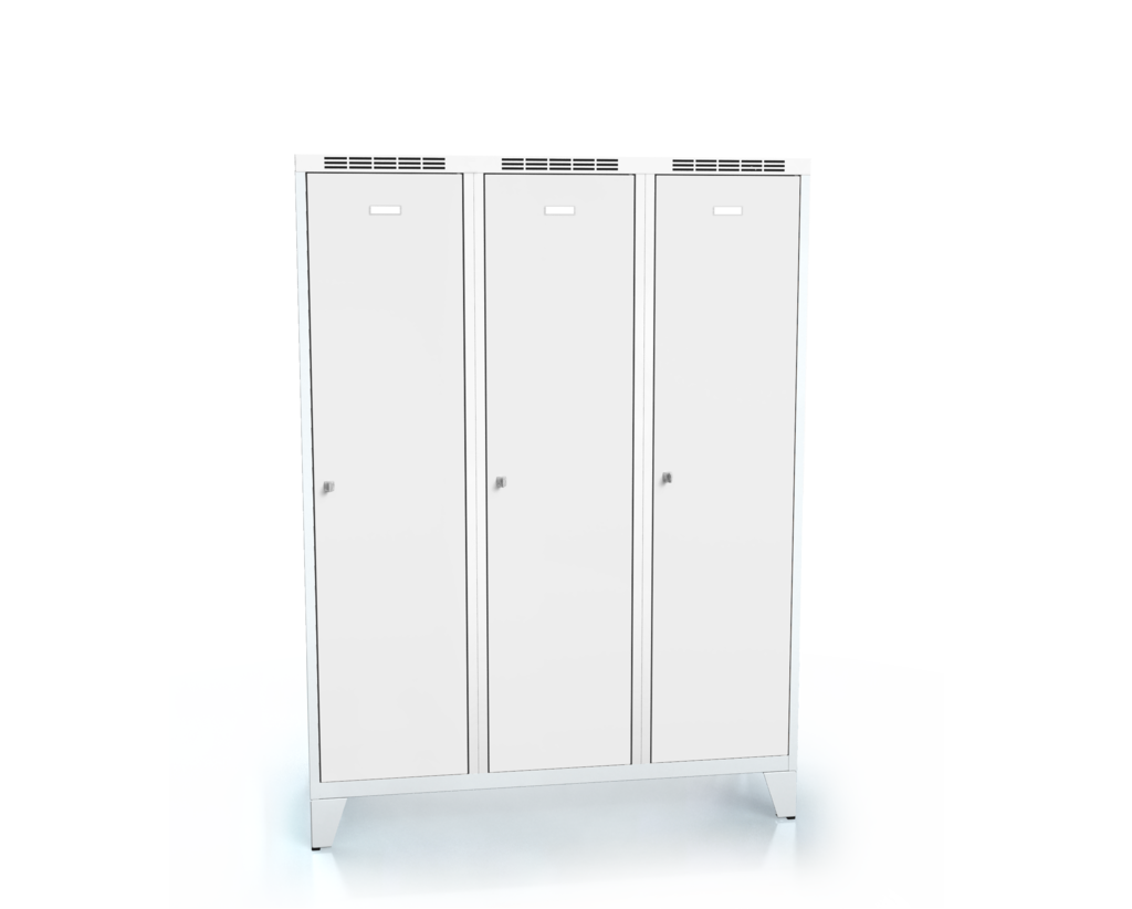 Cloakroom locker reduced height ALSIN with feet 1620 x 1200 x 500